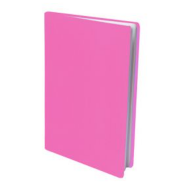 Strækbart bogbind A4 - Pink, et super cool bogomslag til alle der elsker pink - skoletilbehør