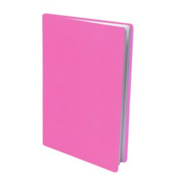 Strækbart bogbind A4 - Pink, et super cool bogomslag til alle der elsker pink - skoletilbehør