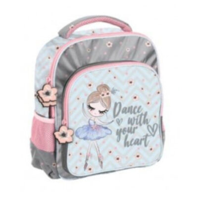Lille rygsæk med ballerina - en sød og praktisk rygsæk i de små klasser - Skoletilbehør